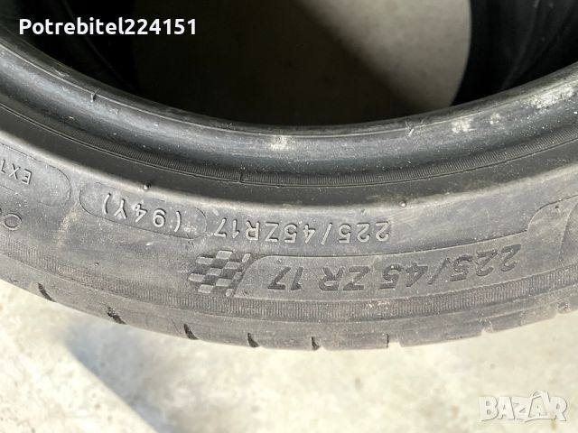 Летни гуми Michelin Pilot Sport 4 225 45 r17 extra load xl , снимка 6 - Гуми и джанти - 45847364