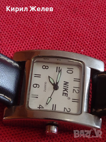 Унисекс часовник NIKE QUARTZ с кожена каишка перфектно състояние 43893, снимка 7 - Дамски - 45002420