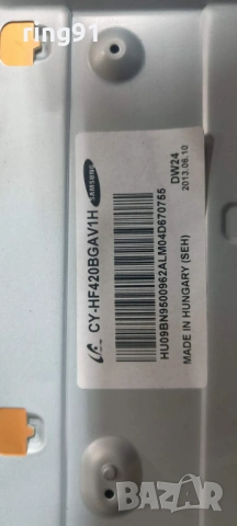 T-Con - T500HVN05.0 Ctrl BD 50T11-C02 TV Samsung UE42F5000AW, снимка 2 - Части и Платки - 54135764