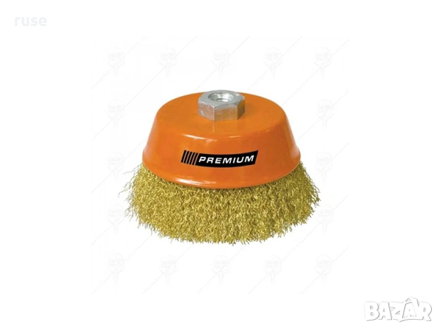 НОВИ! Телена четка за флекс камбана 75мм месинг PREMIUM