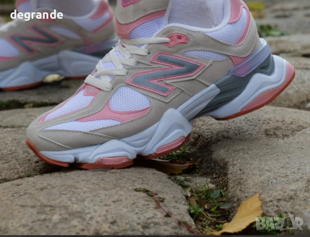 Дамски маратонки New Balance в бяло и розово, снимка 2 - Маратонки - 51033653