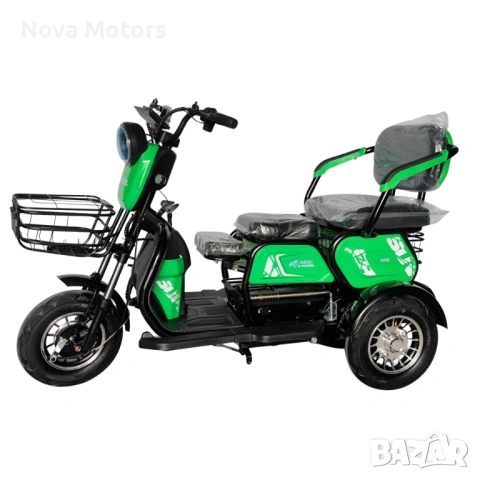 Електрическа Tриместна Tриколка X1 1800W 2026, снимка 3 - Мотоциклети и мототехника - 39348091