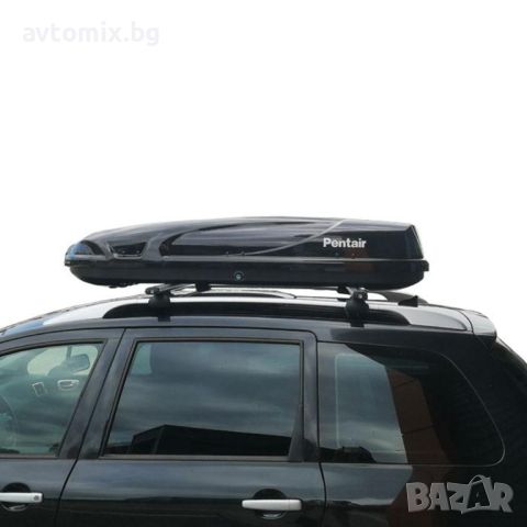 Автобокс багажник Pentair 450L, черен гланц, снимка 6 - Аксесоари и консумативи - 45204430