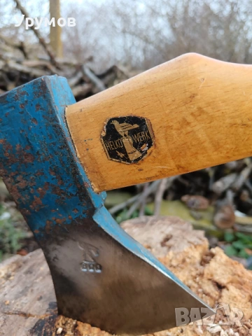 Немска брадва/топор Helko Werk , снимка 2 - Антикварни и старинни предмети - 53262266