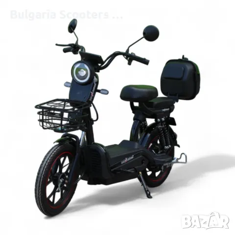 Електрически Мотопед MaxMotors EBZ 18 750W/48V/20Ah - BLACK, снимка 3 - Мотоциклети и мототехника - 50015442