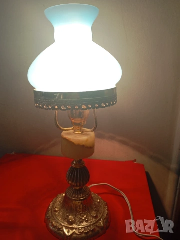 Винтидж настолна лампа, снимка 5 - Настолни лампи - 53731779