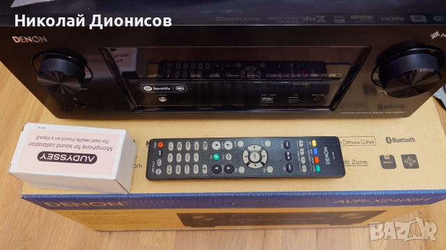 Denon AVR x2400H 7.2 канален 4K Аудио-видео ресивър с Dolby Atmos, снимка 7 - Ресийвъри, усилватели, смесителни пултове - 52930177