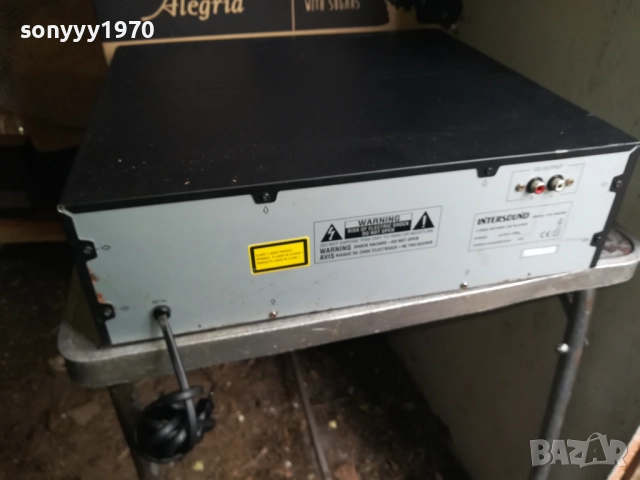 INTERSOUND CDC 8603RM 3 DISC ROTARY CD PLAYER-ВНОС SWISS 0911251842LCHERY2, снимка 17 - Ресийвъри, усилватели, смесителни пултове - 52353771