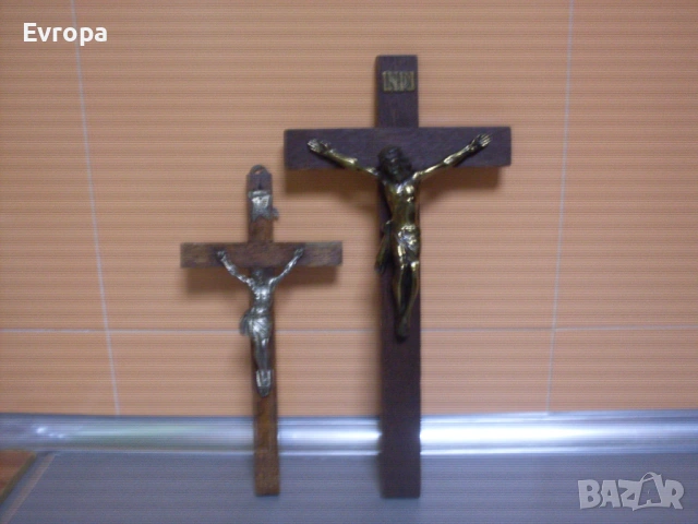 Дървен кръст- разпятие., снимка 11 - Декорация за дома - 49623185