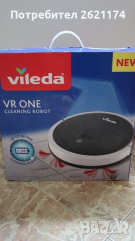 Прахосмукачка робот Vileda VR ONE, снимка 1 - Прахосмукачки - 45694385