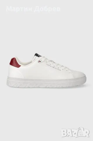 Кожени маратонки Tommy Hilfiger COURT THICK CUPSOLE LEATHER №46, снимка 1 - Маратонки - 48820051