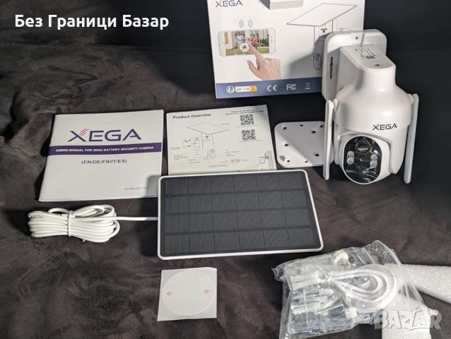 Нова Xega Външна Соларна Камера с WiFi - Охрана и Дистанционно Наблюдение, снимка 8 - Други - 45176121