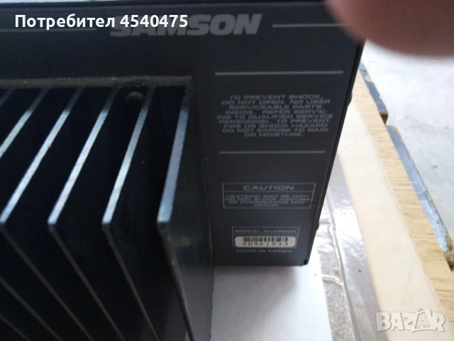 усилвател SAMSON S6 MIXER , снимка 8 - Ресийвъри, усилватели, смесителни пултове - 51126902
