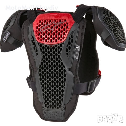 Детска протекторна ризница Alpinestars ROOST-GRD YTH B-ACT Black/Red, снимка 3 - Аксесоари и консумативи - 51059635
