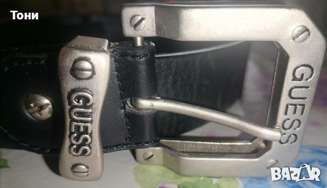 Guess Original Нов Дамски Колан Естествена Кожа 100см., снимка 1 - Колани - 46173751