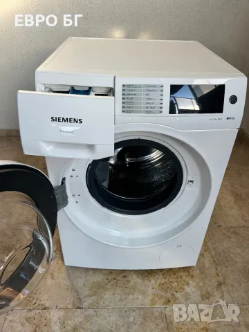 Пералня със сушилня SIEMENS, модел: WD14U540, 1400 об./мин, 9кг. пране и 6кг. сушене, клас А, възмож, снимка 7 - Перални - 48145222