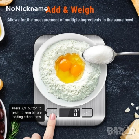 10кг Кухненска везна кантар неръждаема стомана прахоустойчива и водоустойчива автоматично изключване, снимка 4 - Други - 46657085