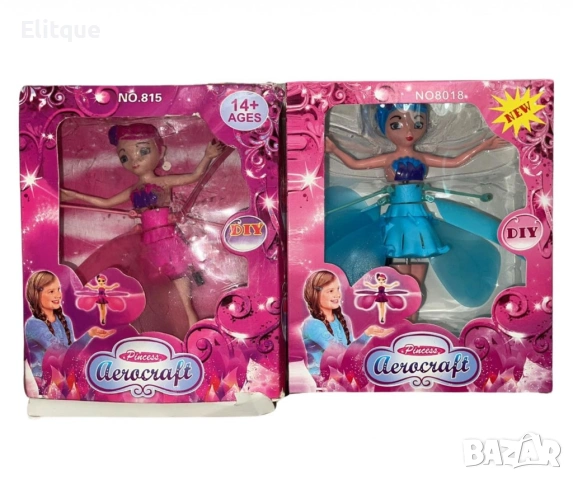 Магическа летяща приказна фея "Ella" Princess Aircraft с LED светлини, снимка 3 - Кукли - 53444140