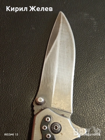 Джобен нож с дефект за части ремонт КОЛЕКЦИЯ ДЕКОРАЦИЯ 48941, снимка 5 - Ножове - 53731540
