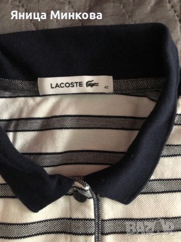 LACOSTE- дамска блузка, снимка 5 - Тениски - 46647348