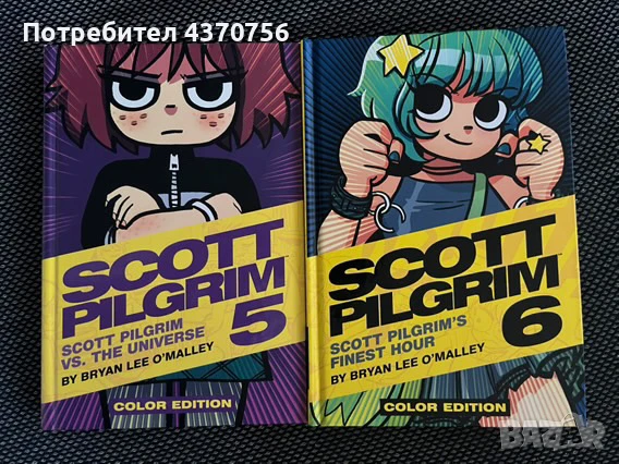 Комикси Scott Pilgrim, всички 6 части, твърда корица, снимка 3 - Списания и комикси - 51205212