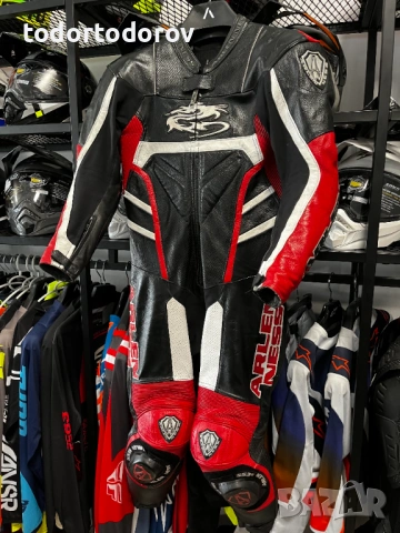 Кожен мото екип ARLEN NESS DRAGON Vented,размер 50-M,голяма гърбица 350.09 лв. / 179 €, снимка 2 - Аксесоари и консумативи - 53731264