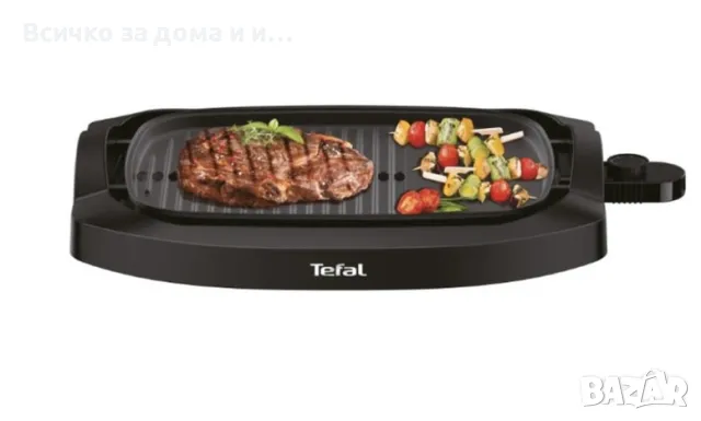 Иновативна скара с капак Tefal CB6A0830 Plancha 2000w, снимка 2 - Съдове за готвене - 46981955