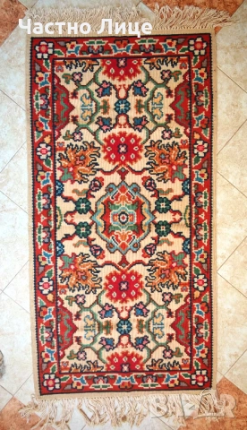 Прекрасен Старинен Оригинален Чипровски Котленски Килим Пътека Неизползван , снимка 3 - Антикварни и старинни предмети - 48933562