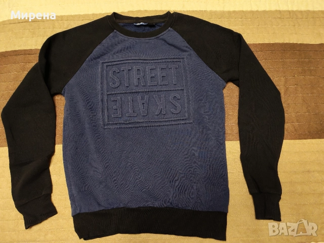 Памучна блуза за 10-12 годишно момче, размер 146-152 см