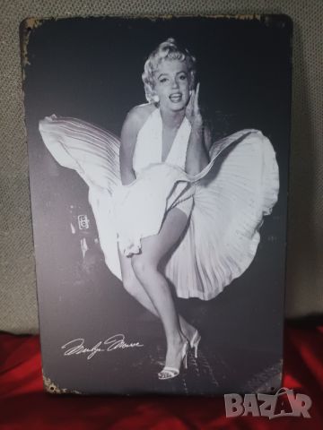 Marilyn Monroe-метална табела(плакет), снимка 4 - Декорация за дома - 45759222