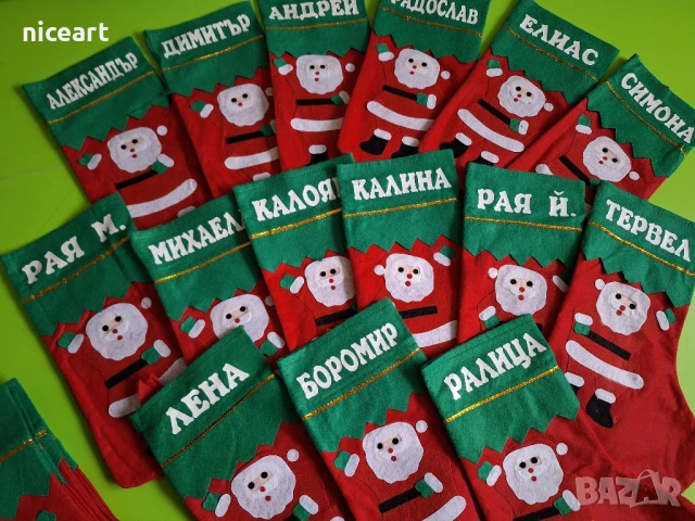 Коледни тениски, бодита, чорапчета с име, снимка 18 - Коледни подаръци - 51362937