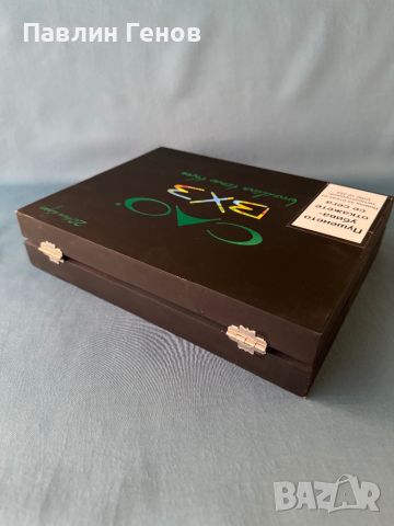 Дървена кутия за пури, снимка 4 - Други ценни предмети - 45133093