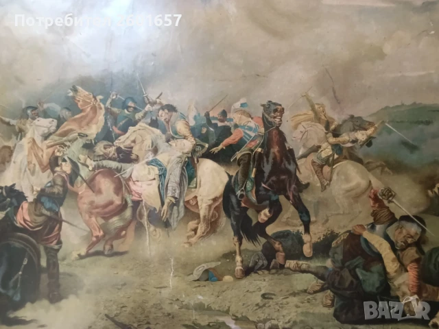 Много стар голям принт., снимка 2 - Картини - 51396136