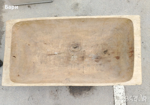 Стара голяма нощва,копанка,дървено корито , снимка 3 - Други ценни предмети - 45496269