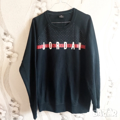 суитшърт / блуза с дълъг ръкав  Jordan размер Л, снимка 3 - Блузи - 52146118