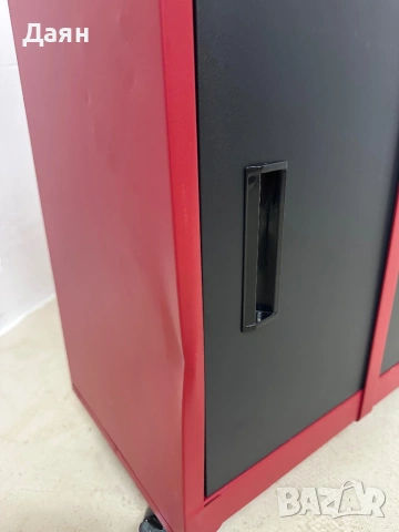 Шкаф за инструменти Costway с 5 чекмеджета, черно-червен, с голям капацитет, снимка 8 - Други инструменти - 53122718