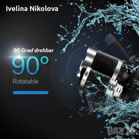 USB LED челник 5000 Lm, Осветителна площ 400 м, Регулируем, снимка 3 - Други - 51625923