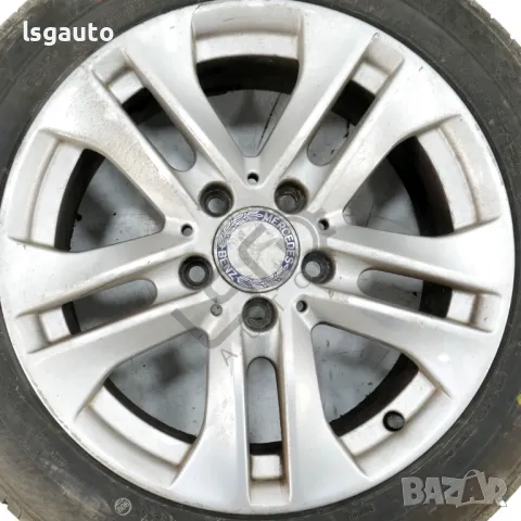 Алуминиеви джанти 5x112 с гуми R16 Mercedes-Benz C-Class 204 (W/S/C) 2007-2014 ID: 144596, снимка 3 - Гуми и джанти - 49554126