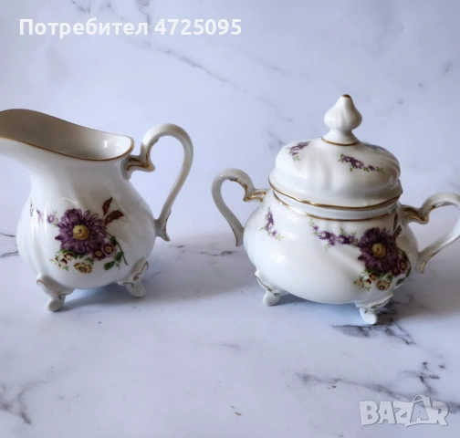 Троен порцеланов сет Weimar , снимка 9 - Сервизи - 53784352