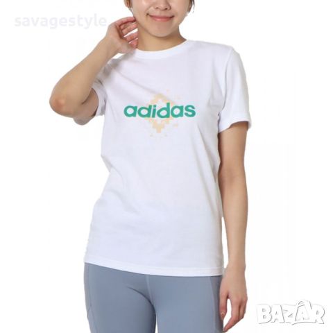 ADIDAS Sportswear Woven Graphic Tee White, снимка 1 - Тениски - 46668567