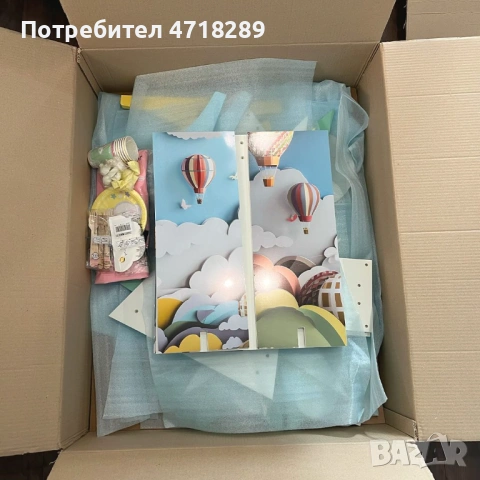 Декор Облаче за детски рожден ден, изписване или кръщене - под наем, снимка 12 - Други - 53214915