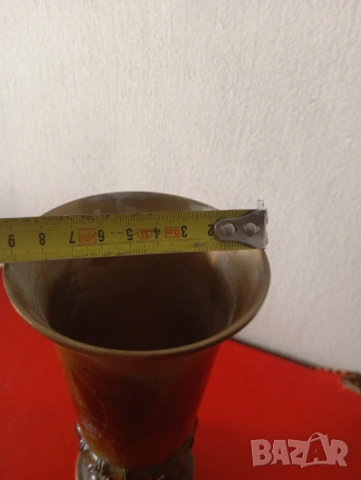 Винтидж чаша,потир в стил арт нуво, снимка 3 - Други ценни предмети - 53716760