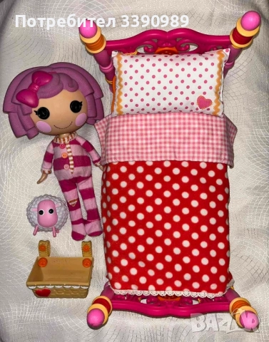 Голяма кукла Лалалупси с легло и аксесоари Lalaloopsy 78лв., снимка 5 - Кукли - 52187175