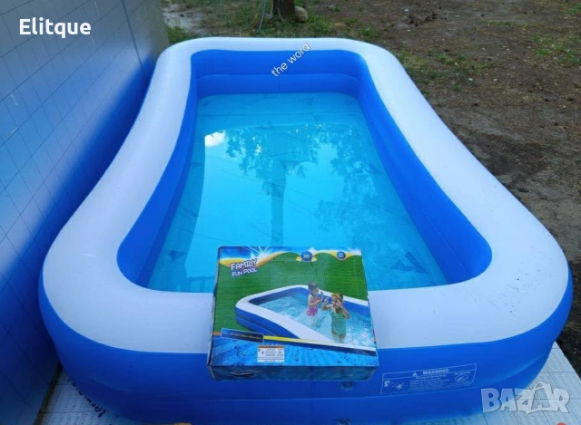 Голям надуваем семеен басейн - релакс и забавление за цялото семейство