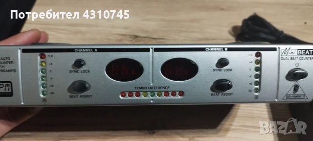 Behringer BPM counter - двоен BPM брояч - като нов