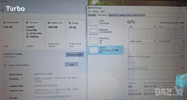 15.6' Sony Vaio 15 Core i3-3217u/Nvidia 740M 1GB/8GB/128GB SSD/Бат.3ч., снимка 6 - Лаптопи за дома - 53420030