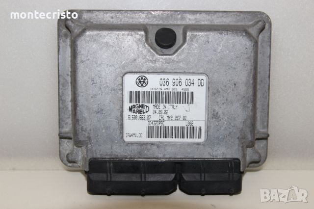 Моторен компютър ECU VW Polo (2001-2009г.) 036 906 034 DD / 036906034DD / 61600.663.07 / 6160066307, снимка 1 - Части - 46254635