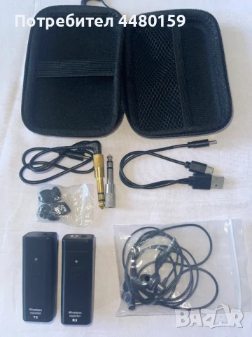 Безжична система за мониторинг HUIOP – In-Ear слушалки, снимка 1