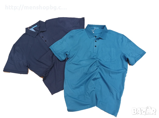 Мъжка блуза - синя и тъмно синя, снимка 2 - Тениски - 53960117