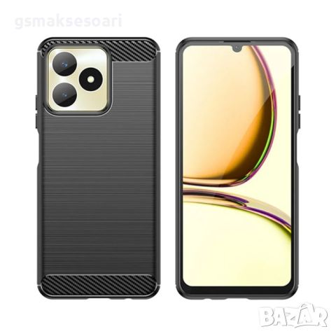 Realme C51 - Удароустойчив Кейс Гръб CARBON, снимка 6 - Калъфи, кейсове - 45672501